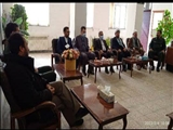 فرماندار شهرستان و جمعی از مسولین به مناسبت روز پاسدار با فرمانده سپاه شهرستان دیدار کردند .