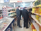 گشت مشترک نظارت و بازرسی اعضای کارگروه ستاد تنظیم بازار از بازار و فروشگاه های زنجیره ای سطح شهر ملکان.