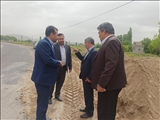 بازدید فرماندار ملکان از اجرای عملیات زیر سازی راه ملکان_مراغه