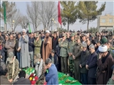 برگزاری مراسم تشییع و خاکسپاری شهیدگمنام در شهرستان ملکان 