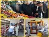 حضور فرماندار ملکان در گشت نظارت بر بازار به مناسبت شب یلدا